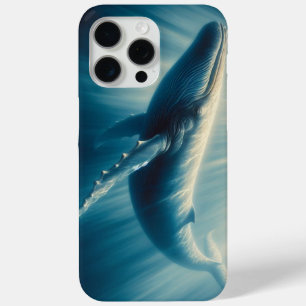 coastal/nautical whale iPhone 15 pro max case