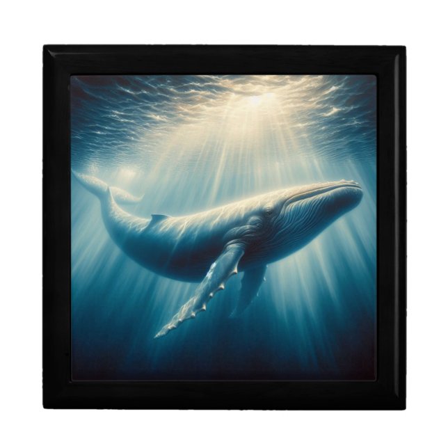 coastal/nautical whale gift box (Front)