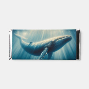 coastal/nautical whale hershey bar favors
