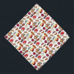 Coastal New England Foods Northeast America USA Bandana<br><div class="desc">Print features an original illustration of an assortment of classic New England foods, including cranberries, blueberry pie, lobster, a seafood clambake, cider donuts, clam chowder, clams, maple candy, boiled dinner, Boston baked beans, clamcakes, and a lobster roll. All of the best foods of Maine, Massachusetts, Rhode Island, Vermont, and New...</div>