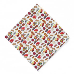 Coastal New England Foods Northeast America USA Bandana