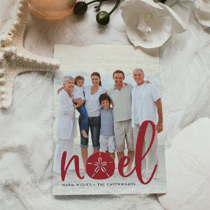 Coastal Noel Holiday Photo Card
