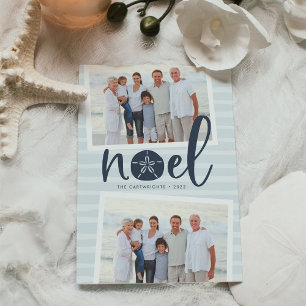 Coastal Noel Holiday Photo Card