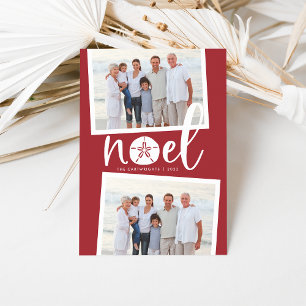 Coastal Noel Holiday Photo Card