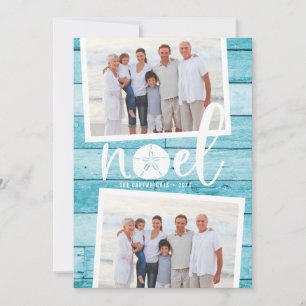 Coastal Noel Holiday Photo Card