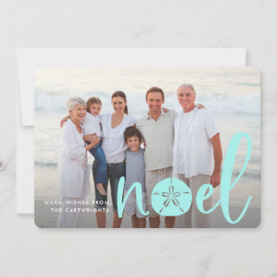 Coastal Noel Holiday Photo Card