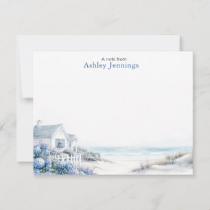 Coastal Note Cards Beach House Stationery