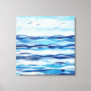 Coastal Ocean Canvas Print