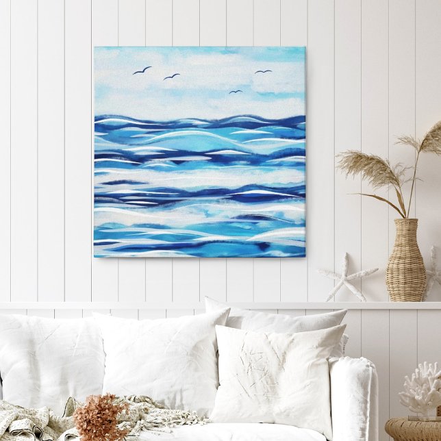 Coastal Ocean Canvas Print (Creator Uploaded)