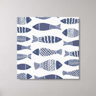 Coastal Ocean Fish Canvas Print