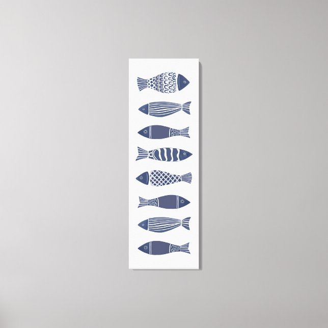 Coastal Ocean Fish Canvas Print (Front)