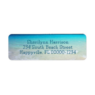 Coastal Ocean Living Return Address Label