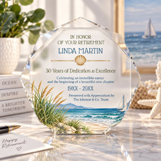 Coastal Ocean Retirement Years of Service Award