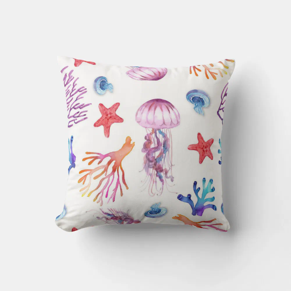 Coastal Oceans Jellyfish Small Print