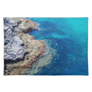 Coastal Ocean View Cloth Placemat