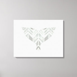 Coastal Ocean Whale Tail Canvas Print