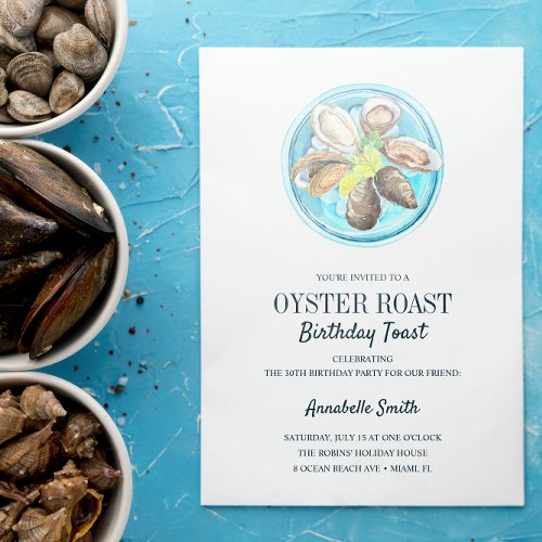 Coastal Oyster Roast Birthday Party