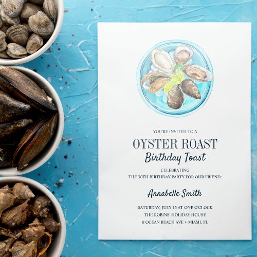 Coastal Oyster Roast Birthday Party