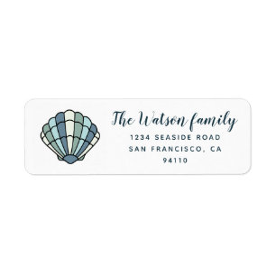 Coastal Pastel ⎢Return Address Label