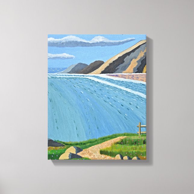 Coastal Path canvas Print (Front)