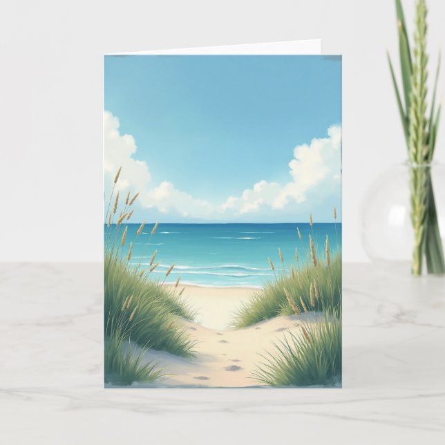 Coastal Path Fathers Day Card (Front)