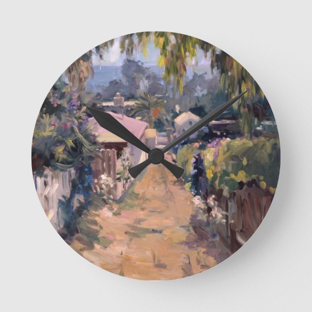 Coastal Pathway Round Clock (Front)