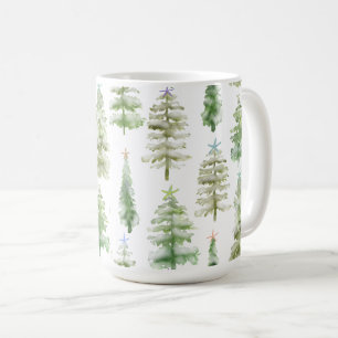 Coastal Pines Crowned With Starfish Coffee Mug