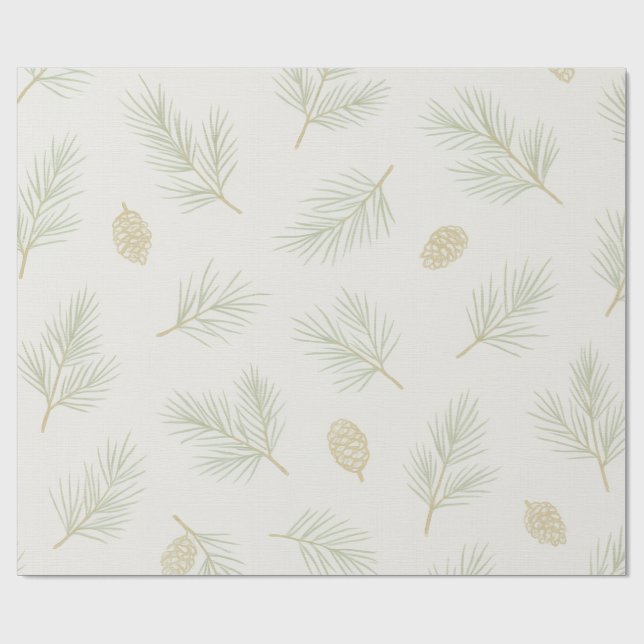 Coastal Pines Wrapping Paper (Flat)