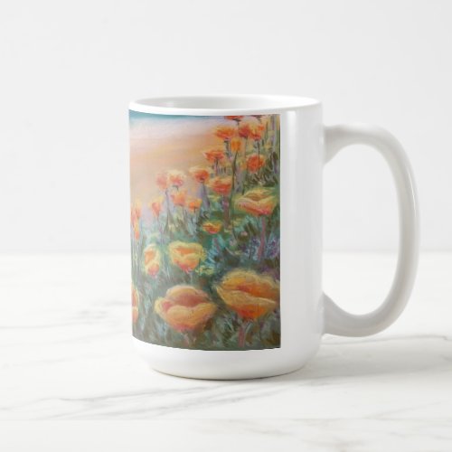 Coastal Poppies Coffee Mug