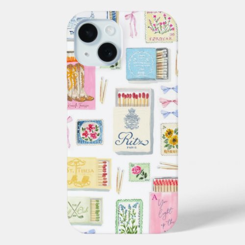 Coastal Preppy Collage Summer Collage Phone case