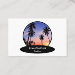 Coastal Real Estate Theme Business Cards