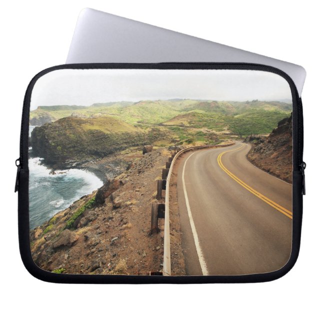 Coastal Road Laptop Sleeve (Front)