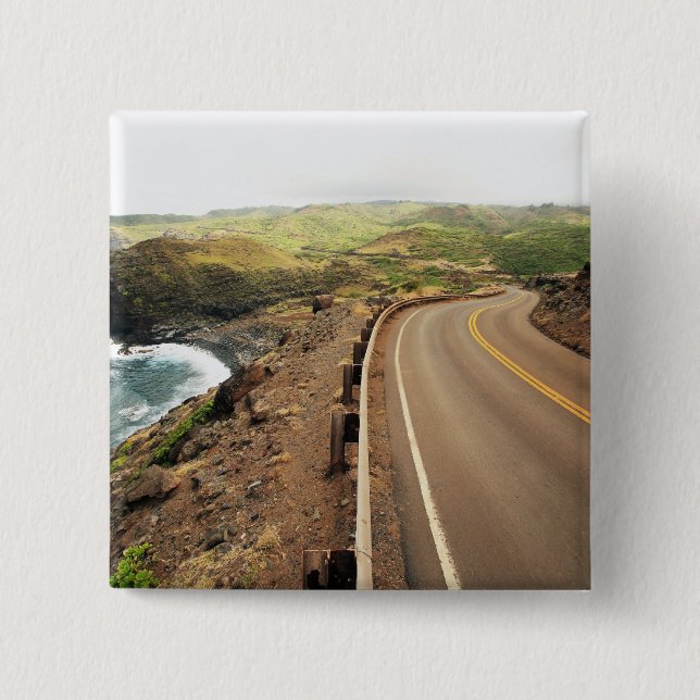 Coastal Road Pinback Button (Front)