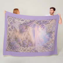 Coastal Romance: Lavender Dunes & Lace Butterflies