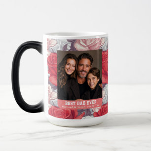 Coastal Rose Flower First Time Dad Photo Travel Mu Color Morph Mug