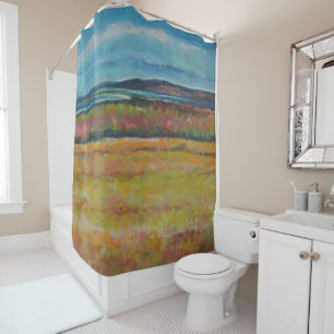 Coastal Sand Dune Shoreline Shower Curtain