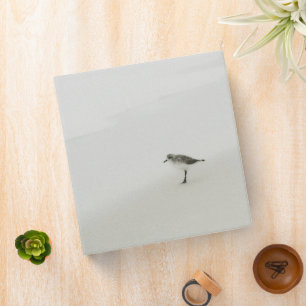 Coastal Sandpiper on the Beach 3 Ring Binder