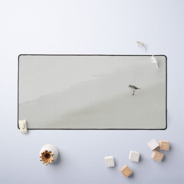 Coastal Sandpiper on the Beach Desk Mat (Kids Table)