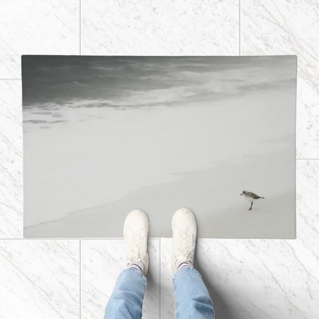 Coastal Sandpiper on the Beach Doormat (Indoor)