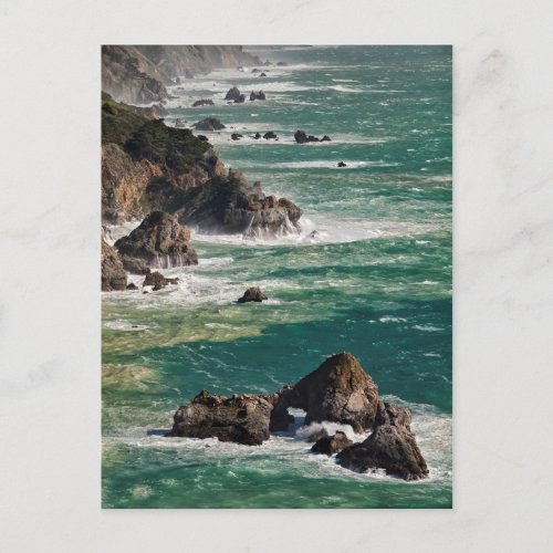 Coastal Scenic With Waves Postcard