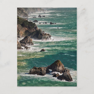 Coastal Scenic With Waves Postcard