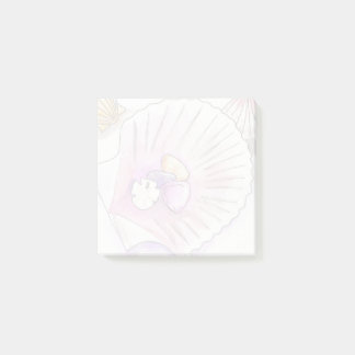 Coastal Seashell Collection Nautical Sticy Notes