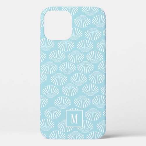 Coastal Seashell Pattern iPhone 12 Case