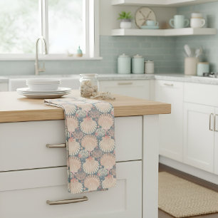Coastal Seashell Starfish Pattern  Kitchen Towel