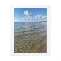 Coastal Serenity Blanket - Beach picture blanket