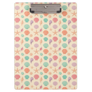 Coastal Shell Pattern Clipboard