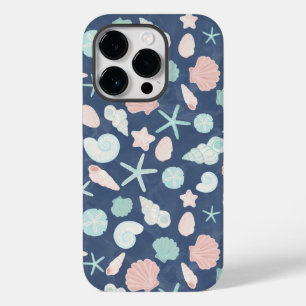 Coastal Shells Beach & Ocean Design Case-Mate iPhone 14 Pro Case