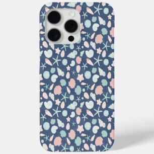 Coastal Shells Beach & Ocean Design iPhone 15 Pro Max Case