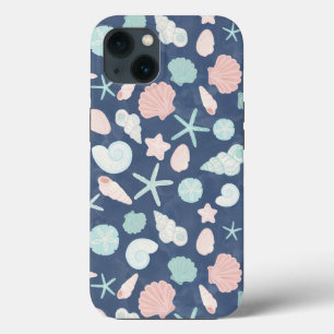 Coastal Shells Beach & Ocean Design iPhone 13 Case