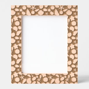 Coastal Shells Beach & Ocean Design Engraved Frames